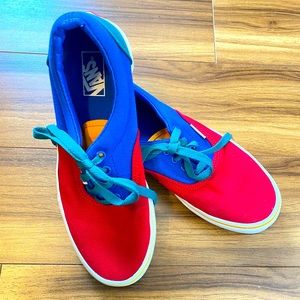 Vans Boys' Primary Block Era Grade School Shoes